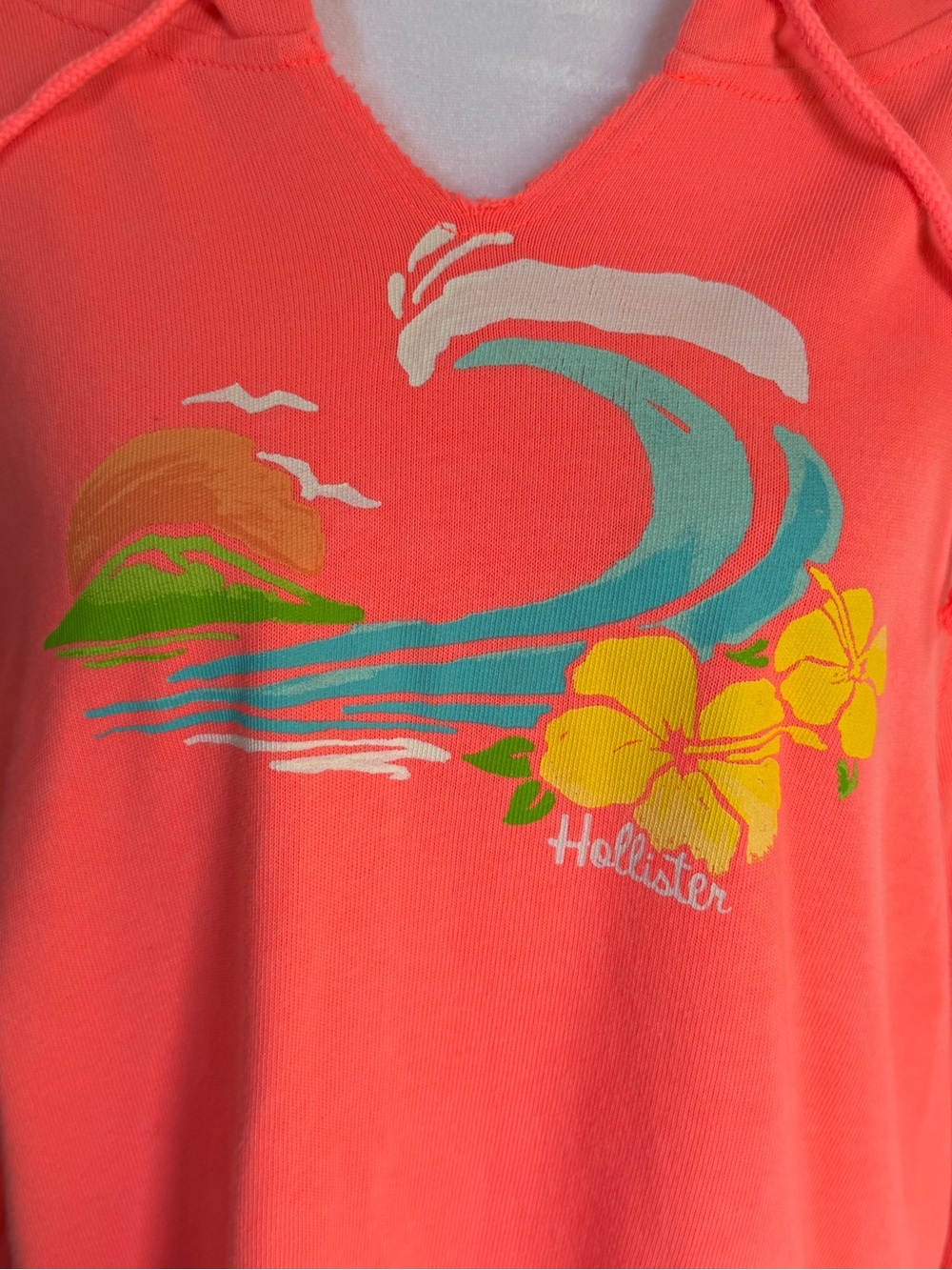 Hollister Coral Hoodie - Picture 3 of 6